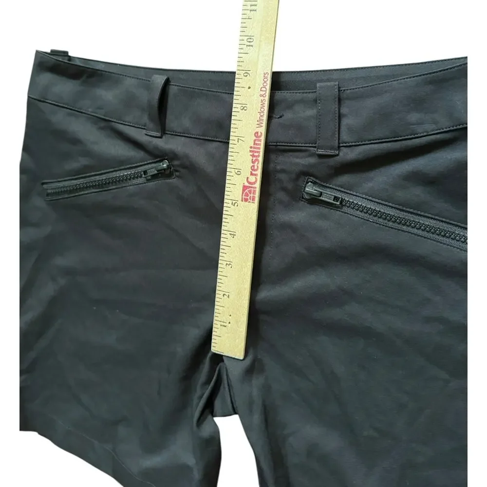 Fila‎ Sport Woman Size 8 Athleisure Shorts Zip Front Pockets Golf Leisure Black